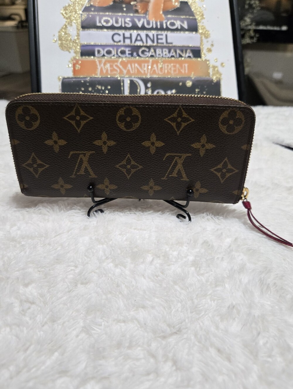 Louis Vuitton LV Monogram Clemence Wallet EUC